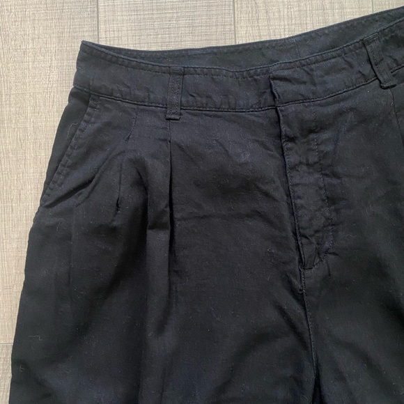 Linen pleated trousers - Picture 2 of 2